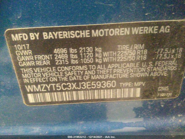 Photo 8 VIN: WMZYT5C3XJ3E59360 - MINI COUNTRYMAN 