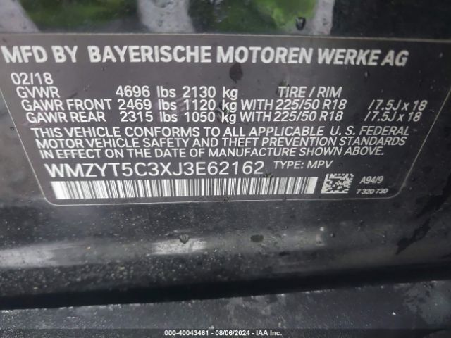 Photo 8 VIN: WMZYT5C3XJ3E62162 - MINI COUNTRYMAN 