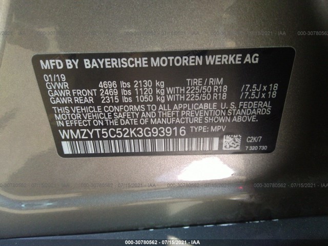 Photo 8 VIN: WMZYT5C52K3G93916 - MINI COUNTRYMAN 