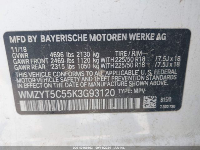 Photo 8 VIN: WMZYT5C55K3G93120 - MINI COUNTRYMAN 