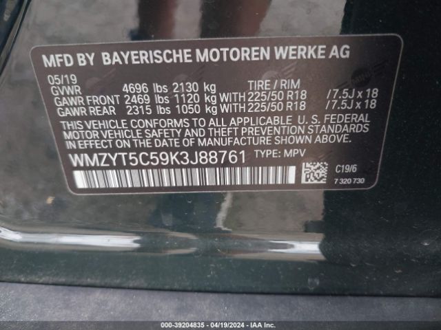 Photo 8 VIN: WMZYT5C59K3J88761 - MINI COUNTRYMAN 