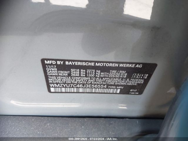 Photo 8 VIN: WMZYU7C46J3E56554 - MINI COUNTRYMAN 