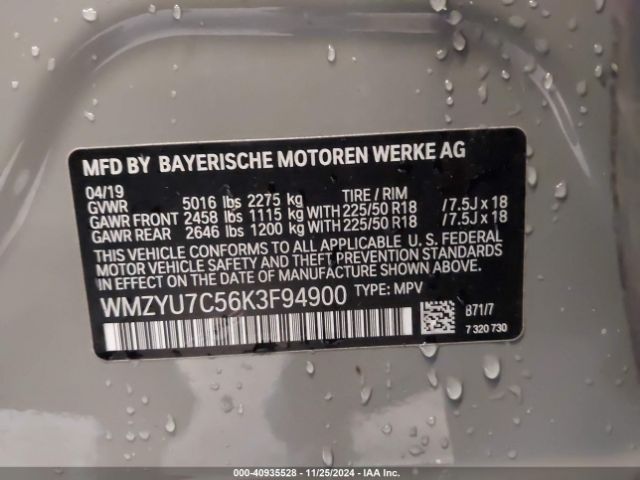 Photo 8 VIN: WMZYU7C56K3F94900 - MINI COUNTRYMAN 