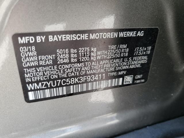 Photo 12 VIN: WMZYU7C58K3F93411 - MINI COOPER COUNTRYMAN 