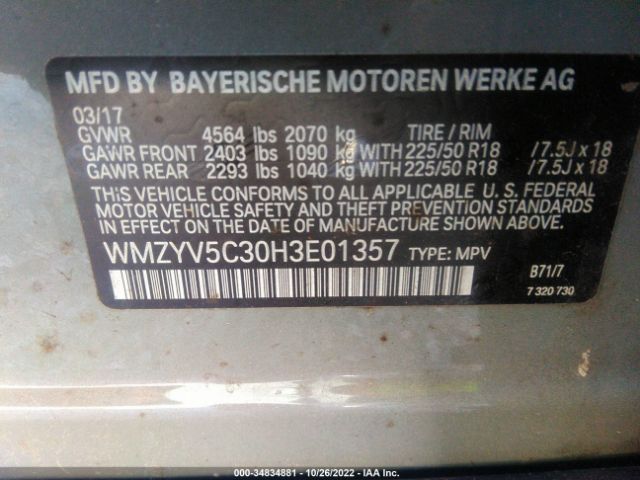 Photo 8 VIN: WMZYV5C30H3E01357 - MINI COUNTRYMAN 