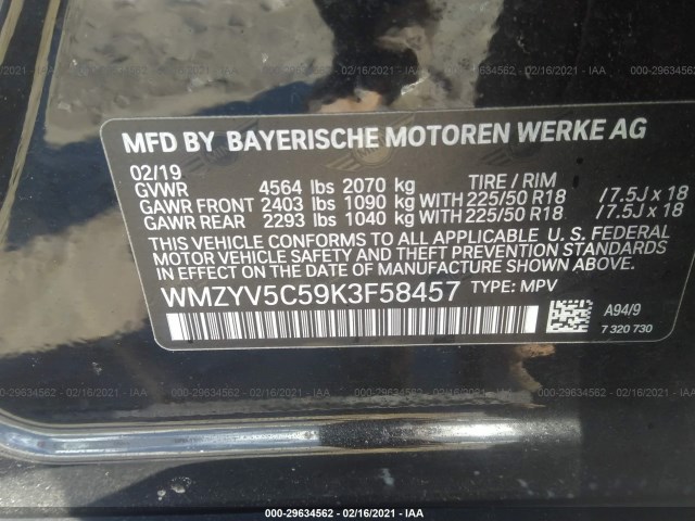 Photo 8 VIN: WMZYV5C59K3F58457 - MINI COUNTRYMAN 