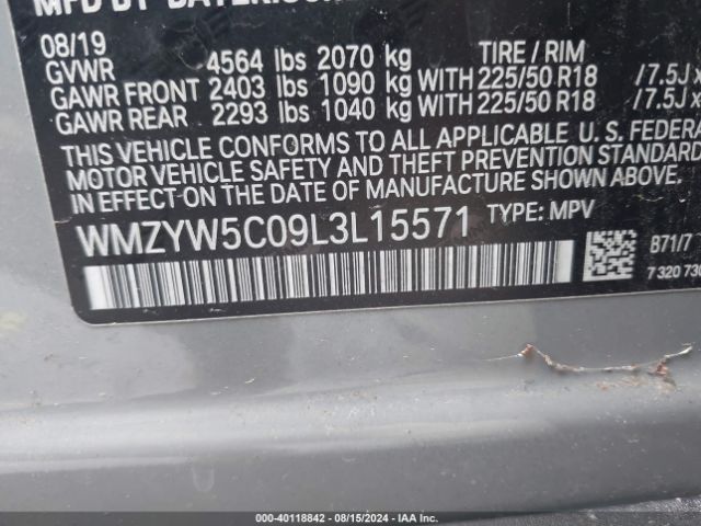 Photo 8 VIN: WMZYW5C09L3L15571 - MINI COUNTRYMAN 