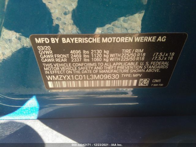 Photo 8 VIN: WMZYX1C01L3M09630 - MINI COUNTRYMAN 