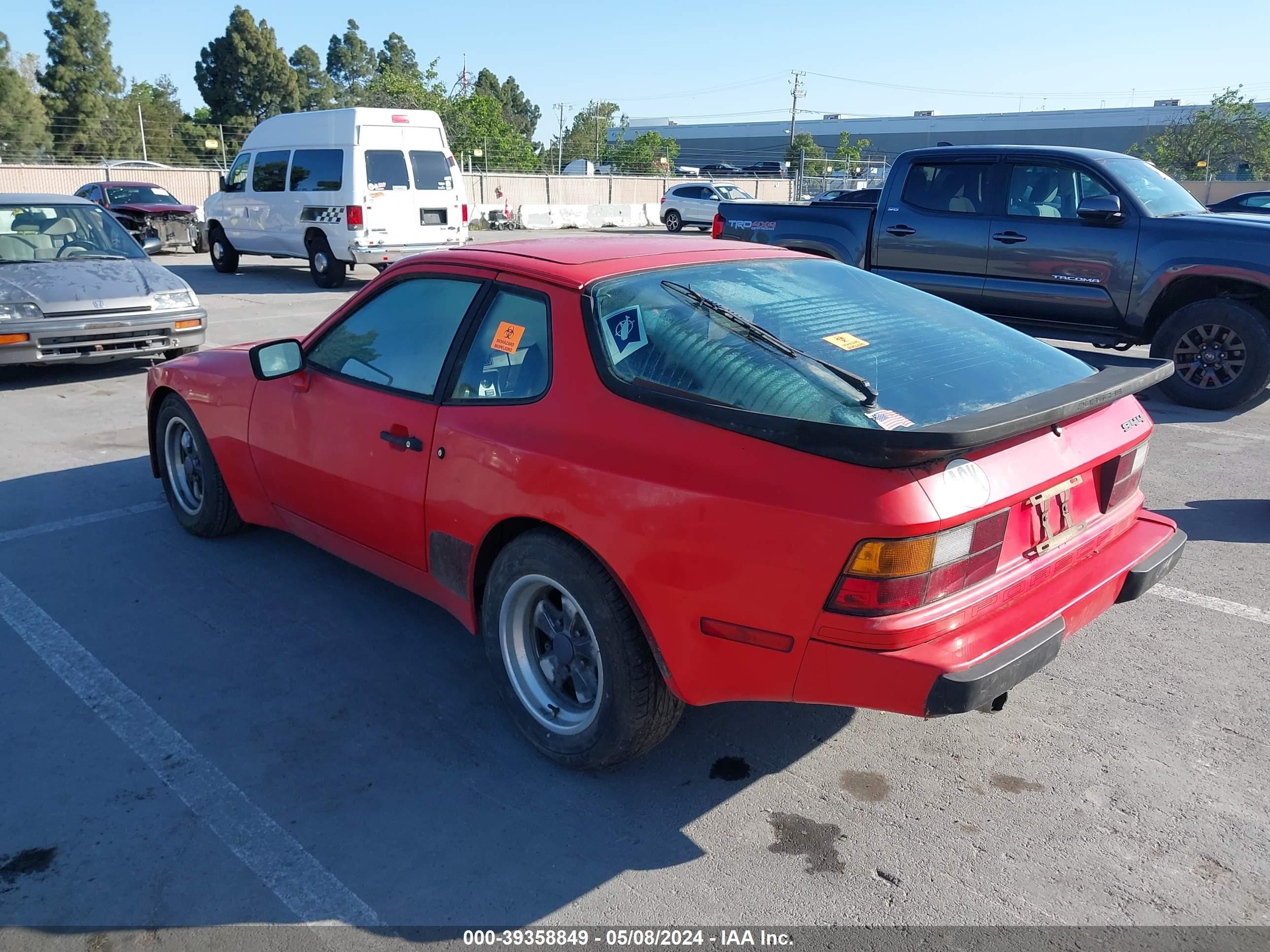 Photo 2 VIN: WP0AA0941DN459523 - PORSCHE 944 