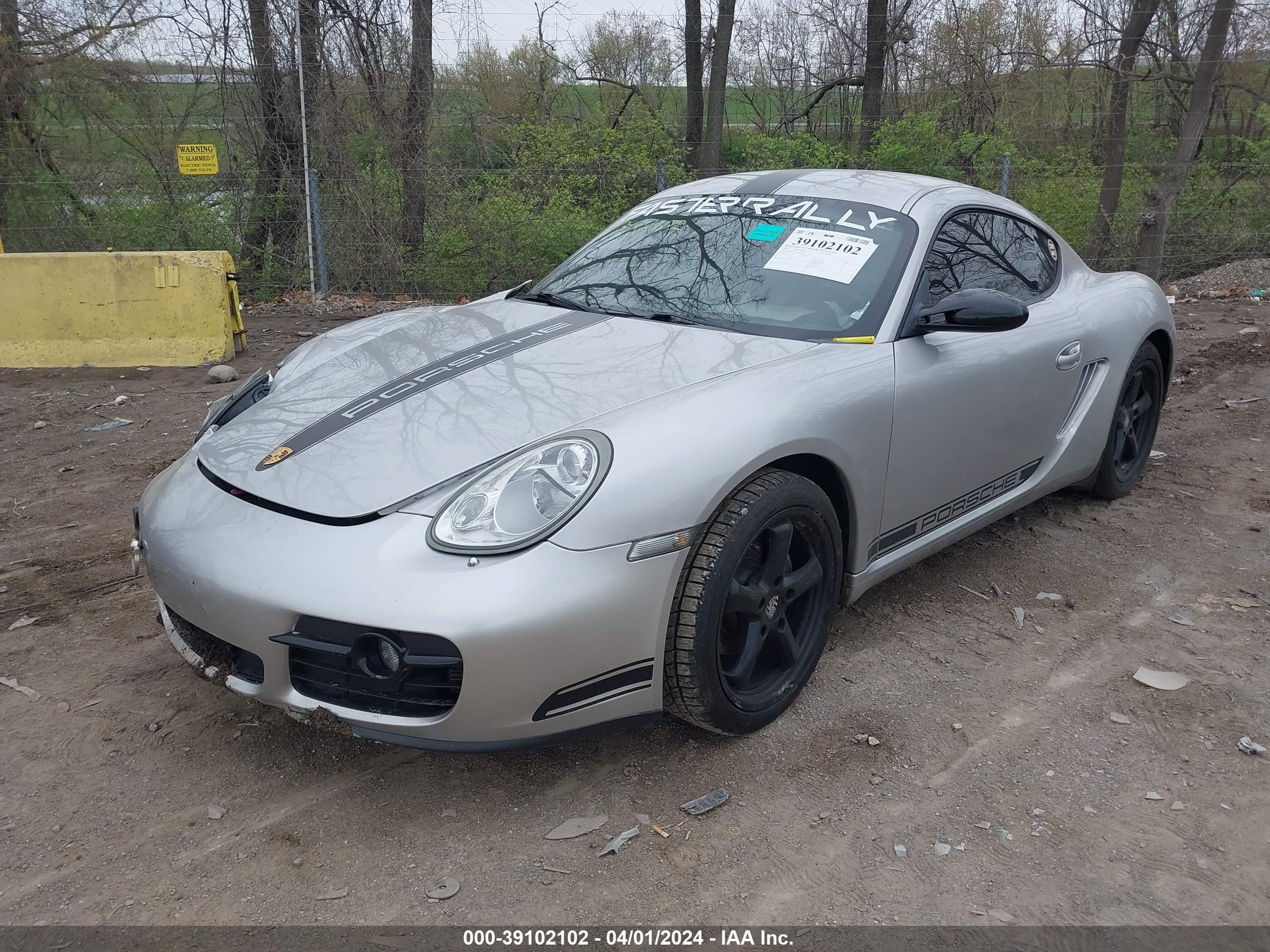 Photo 1 VIN: WP0AA29817U760155 - PORSCHE CAYMAN 