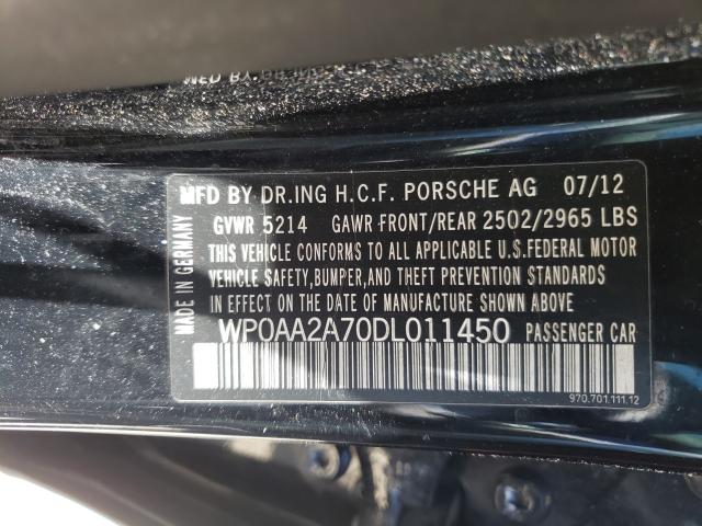 Photo 9 VIN: WP0AA2A70DL011450 - PORSCHE PANAMERA 