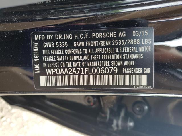 Photo 11 VIN: WP0AA2A71FL006079 - PORSCHE PANAMERA 2 