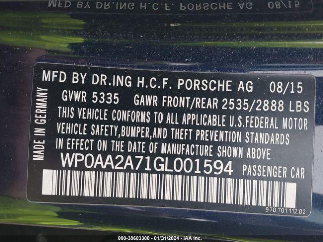 Photo 8 VIN: WP0AA2A71GL001594 - PORSCHE PANAMERA 