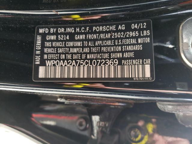 Photo 9 VIN: WP0AA2A75CL072369 - PORSCHE PANAMERA 2 