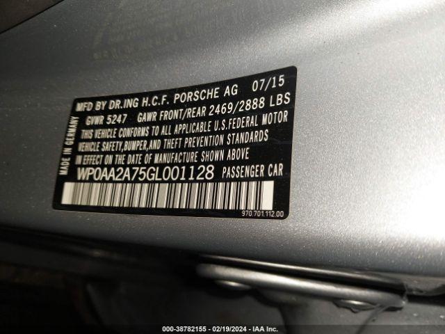 Photo 8 VIN: WP0AA2A75GL001128 - PORSCHE PANAMERA 