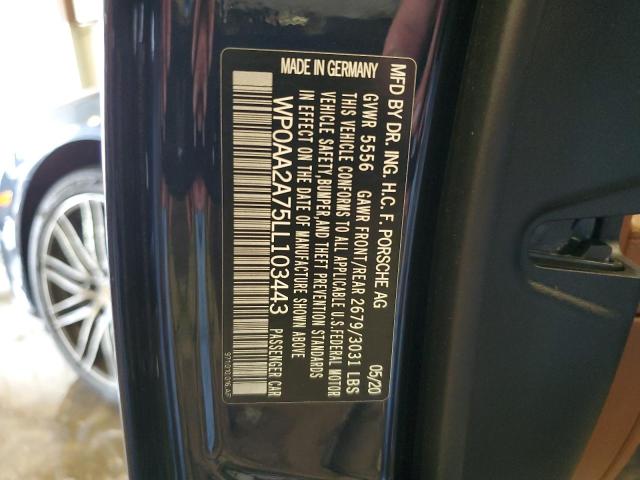 Photo 11 VIN: WP0AA2A75LL103443 - PORSCHE PANAMERA 