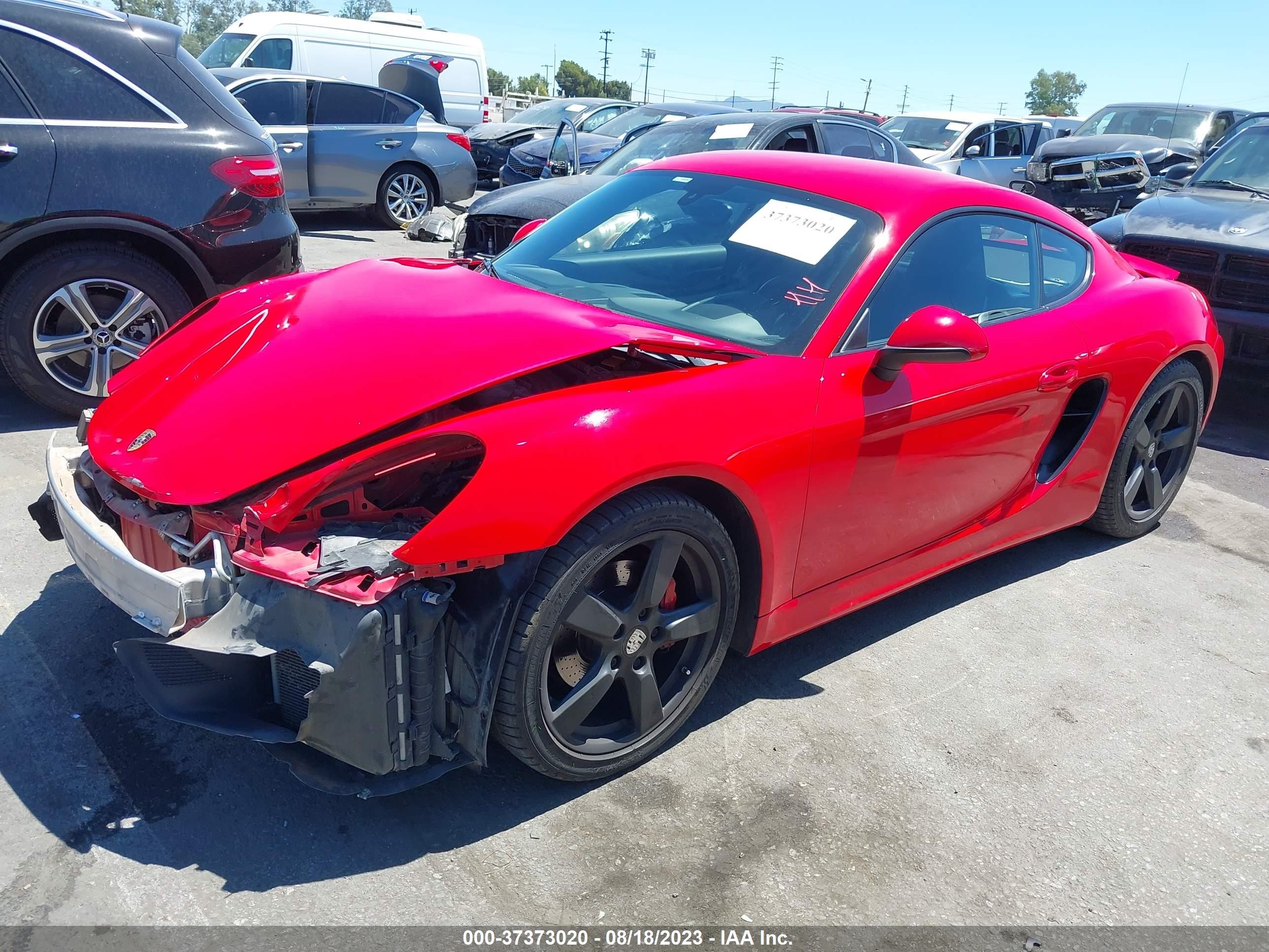 Photo 1 VIN: WP0AA2A80EK171408 - PORSCHE CAYMAN 