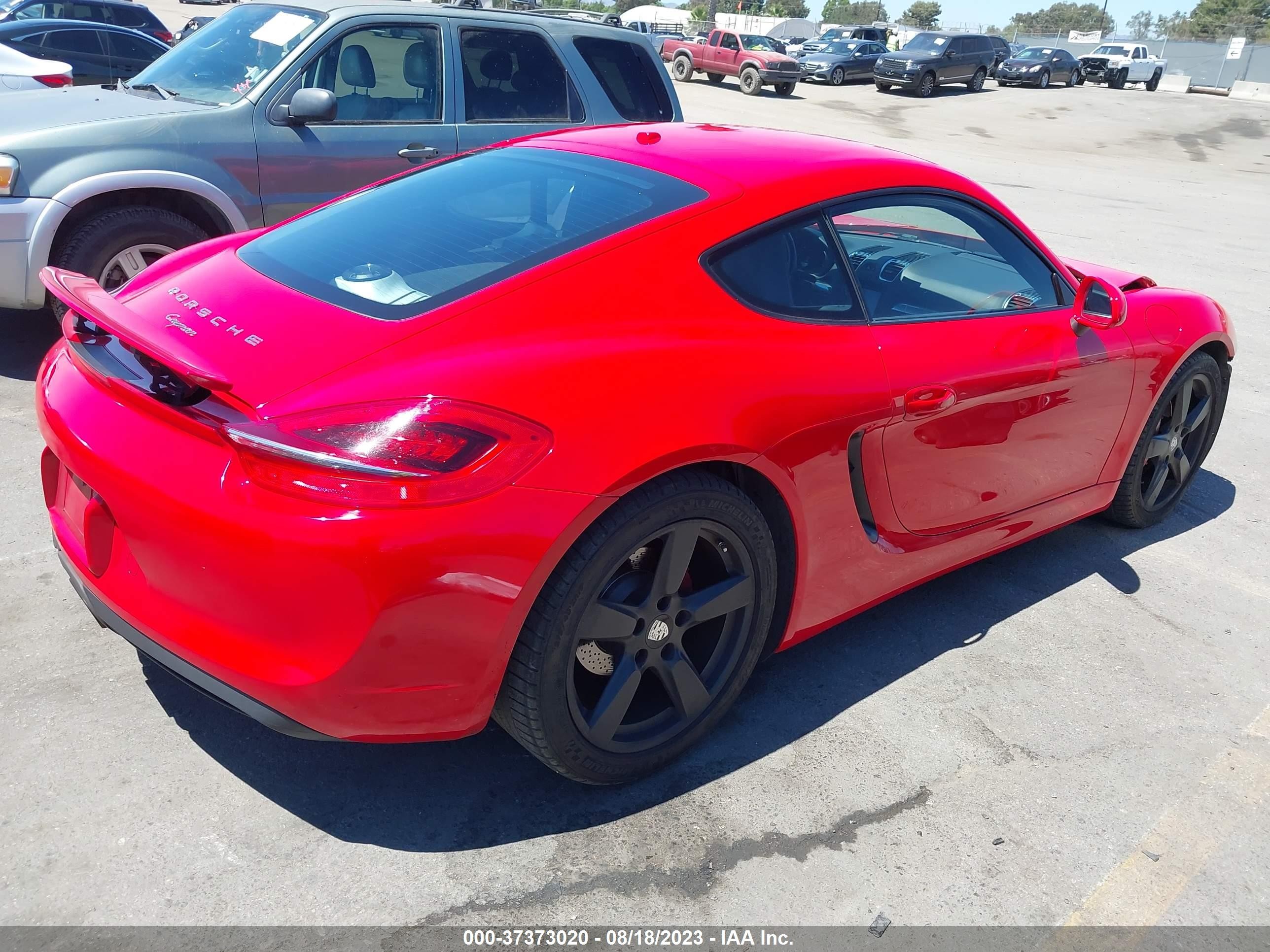 Photo 3 VIN: WP0AA2A80EK171408 - PORSCHE CAYMAN 