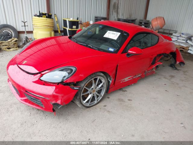 Photo 1 VIN: WP0AA2A88HS270112 - PORSCHE 718 CAYMAN 