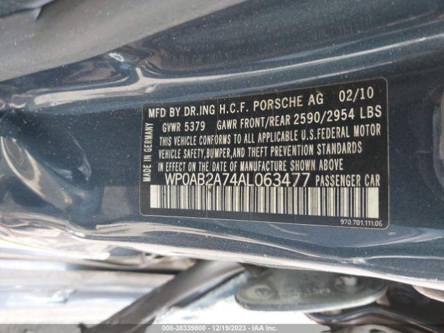 Photo 8 VIN: WP0AB2A74AL063477 - PORSCHE PANAMERA 