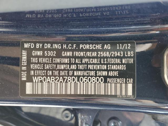 Photo 11 VIN: WP0AB2A78DL060800 - PORSCHE PANAMERA S 