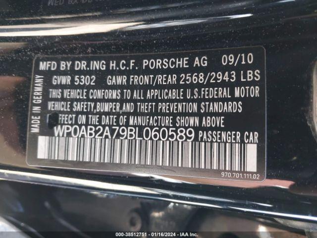 Photo 8 VIN: WP0AB2A79BL060589 - PORSCHE PANAMERA 