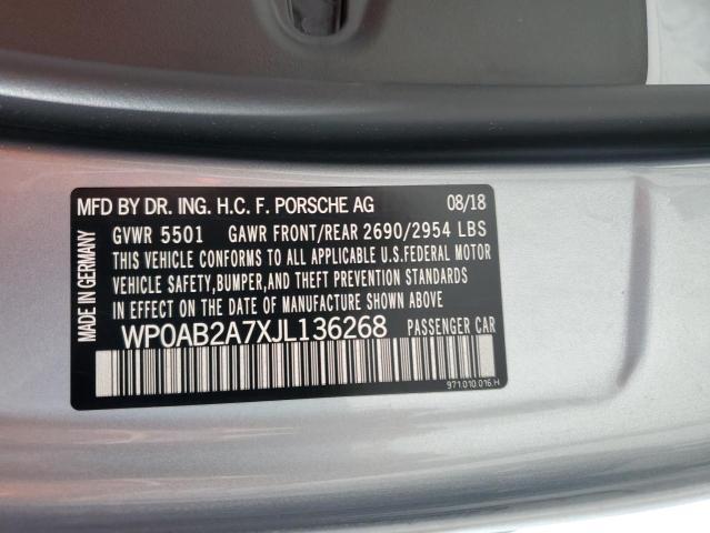 Photo 11 VIN: WP0AB2A7XJL136268 - PORSCHE PANAMERA 