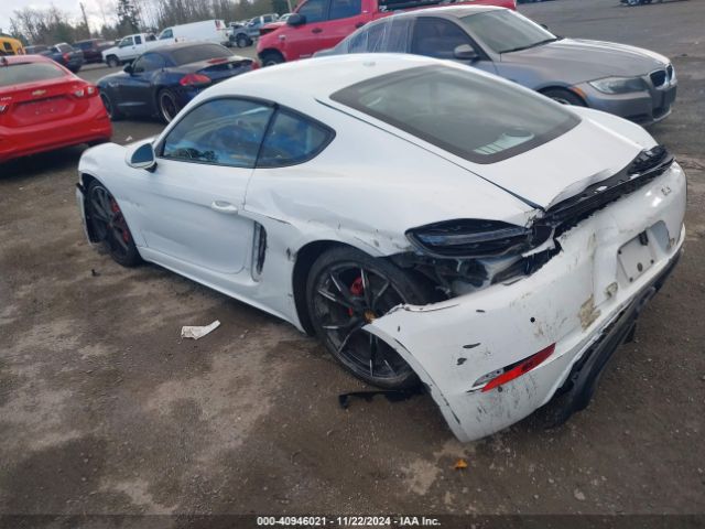 Photo 2 VIN: WP0AB2A85JS278512 - PORSCHE 718 CAYMAN 