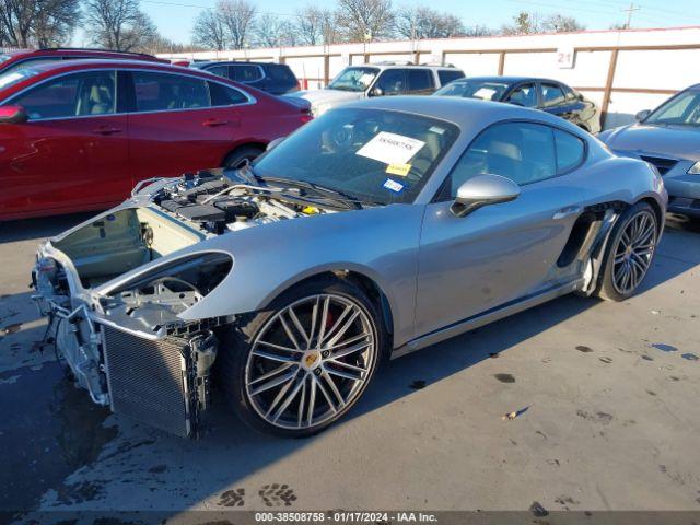 Photo 1 VIN: WP0AB2A89HK285148 - PORSCHE 718 CAYMAN 