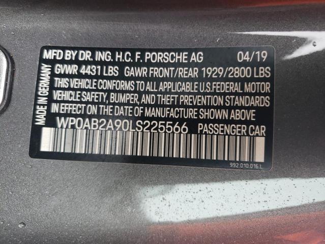 Photo 11 VIN: WP0AB2A90LS225566 - PORSCHE 911 