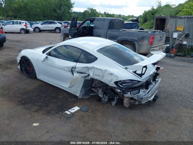 Photo 2 VIN: WP0AC2A82GK197585 - PORSCHE CAYMAN 