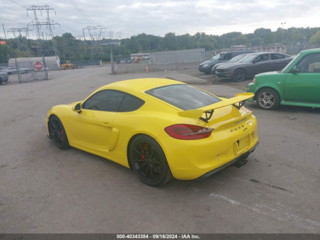 Photo 2 VIN: WP0AC2A83GK192573 - PORSCHE CAYMAN 