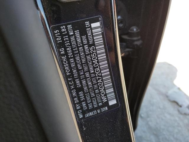 Photo 9 VIN: WP0AD2A72GL040525 - PORSCHE PANAMERA S 