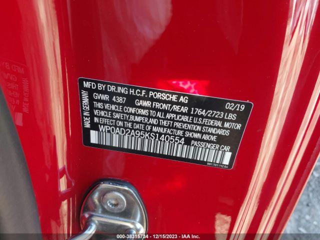 Photo 8 VIN: WP0AD2A95KS140554 - PORSCHE 911 