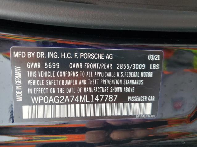 Photo 11 VIN: WP0AG2A74ML147787 - PORSCHE PANAMERA G 