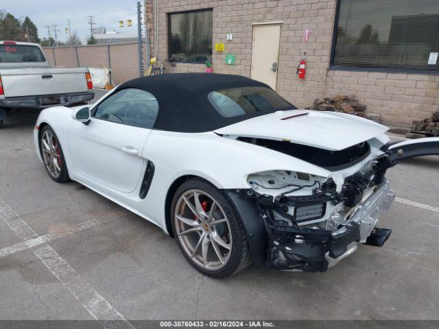 Photo 2 VIN: WP0CB2A8XNS221074 - PORSCHE 718 BOXSTER 