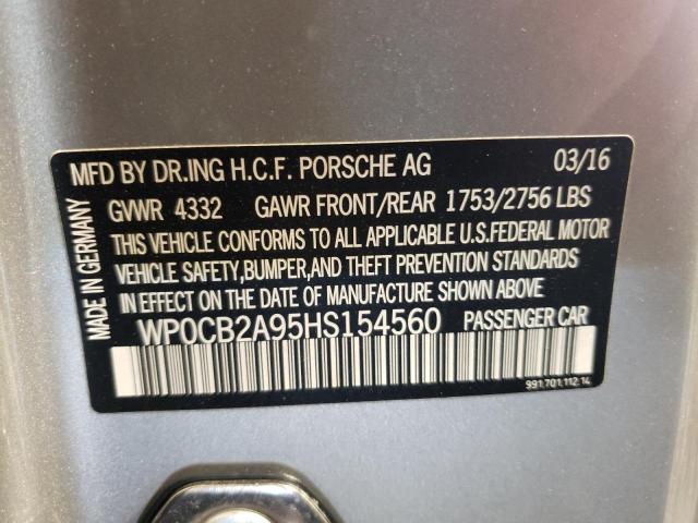 Photo 12 VIN: WP0CB2A95HS154560 - PORSCHE 911 