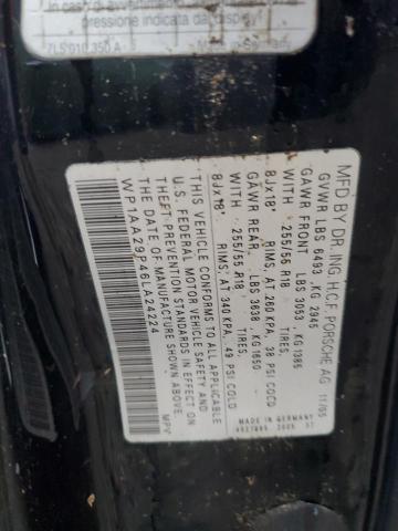 Photo 12 VIN: WP1AA29P46LA24224 - PORSCHE CAYENNE 