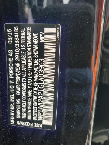 Photo 13 VIN: WP1AA2A21GLA03963 - PORSCHE CAYENNE 