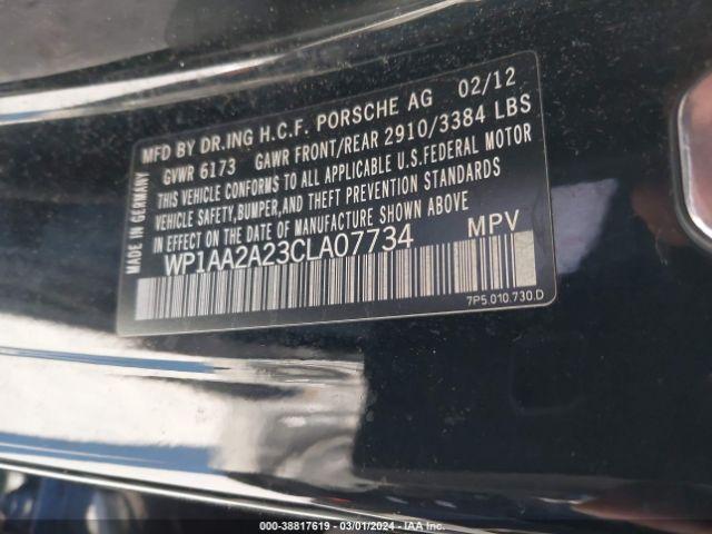 Photo 8 VIN: WP1AA2A23CLA07734 - PORSCHE CAYENNE 