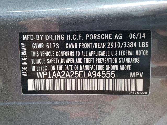 Photo 12 VIN: WP1AA2A25ELA94555 - PORSCHE CAYENNE 