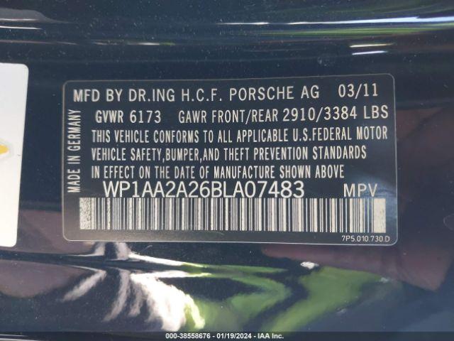 Photo 8 VIN: WP1AA2A26BLA07483 - PORSCHE CAYENNE 