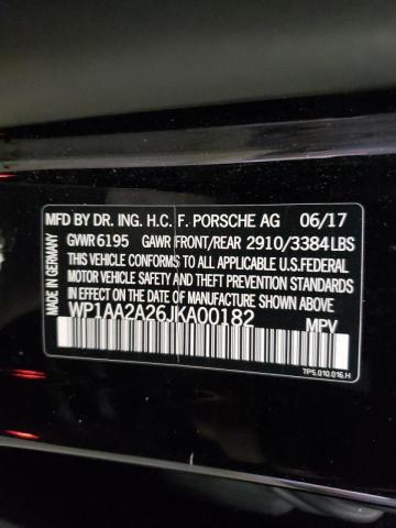 Photo 9 VIN: WP1AA2A26JKA00182 - PORSCHE CAYENNE 