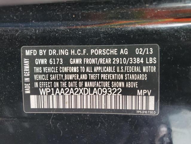 Photo 11 VIN: WP1AA2A2XDLA09322 - PORSCHE CAYENNE 