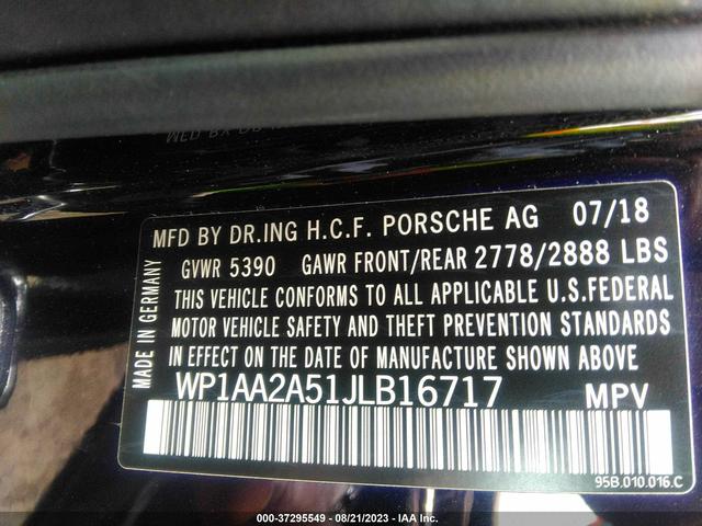 Photo 8 VIN: WP1AA2A51JLB16717 - PORSCHE MACAN 