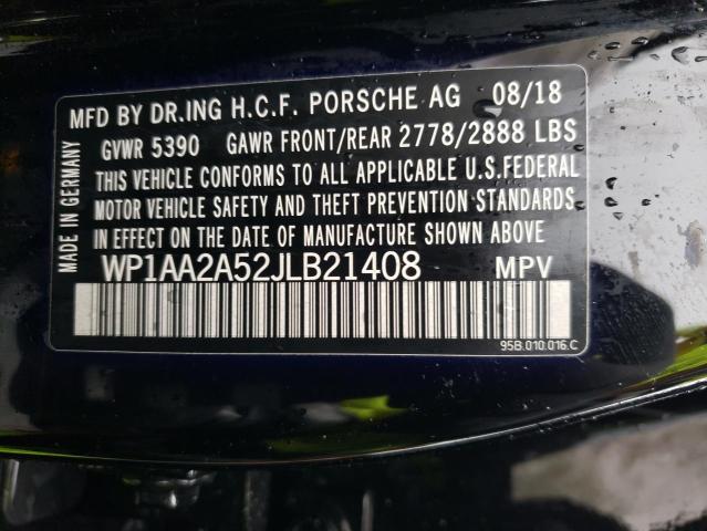 Photo 12 VIN: WP1AA2A52JLB21408 - PORSCHE MACAN 