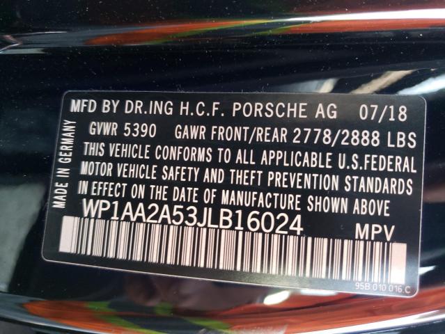 Photo 9 VIN: WP1AA2A53JLB16024 - PORSCHE MACAN 