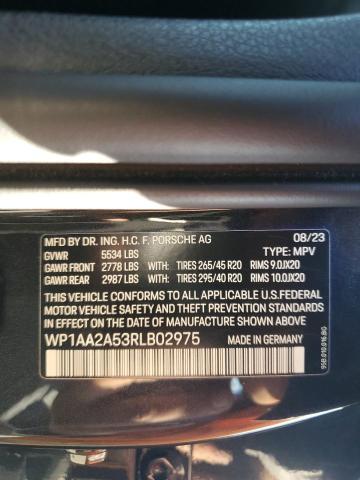 Photo 12 VIN: WP1AA2A53RLB02975 - PORSCHE MACAN BASE 