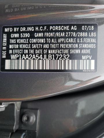 Photo 11 VIN: WP1AA2A54JLB17232 - PORSCHE MACAN 