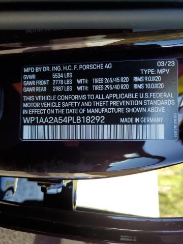 Photo 11 VIN: WP1AA2A54PLB18292 - PORSCHE MACAN BASE 